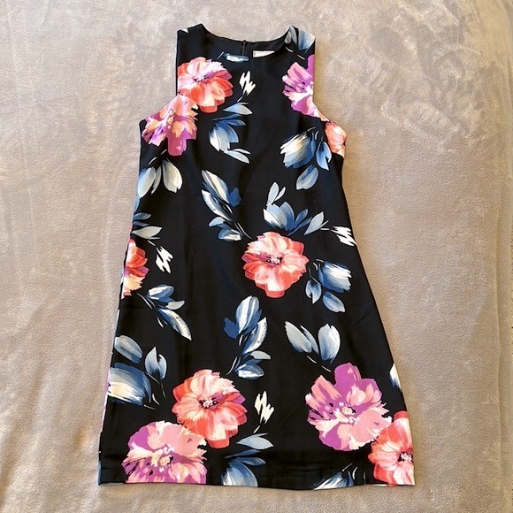 NEW Love...Ady Floral A-Line Sleeveless Sheath Dress - Picture 4 of 14